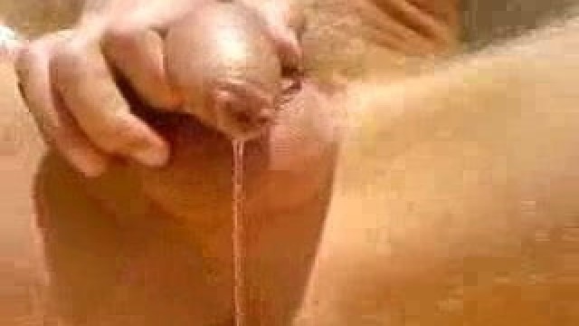 Amateur Big Uncut Foreskin with a lot of precum