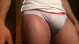 Caught by my cousin enjoying my bulge around home