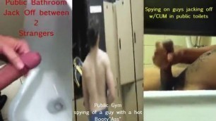 Spying on Men Showering Jacking off Fucking in Public T