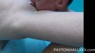 underwater 3-way fucking at the clubhouse pool payton hall rebel ryder