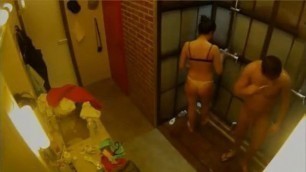 VV7 - Big Brother Hungary - Dennis nude shower front two girls 02 Fanni and Zsuzsa - 2015-01-12