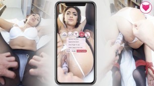 Mobile Interactive Porn Game - do whatever you want to Frida Sante !!